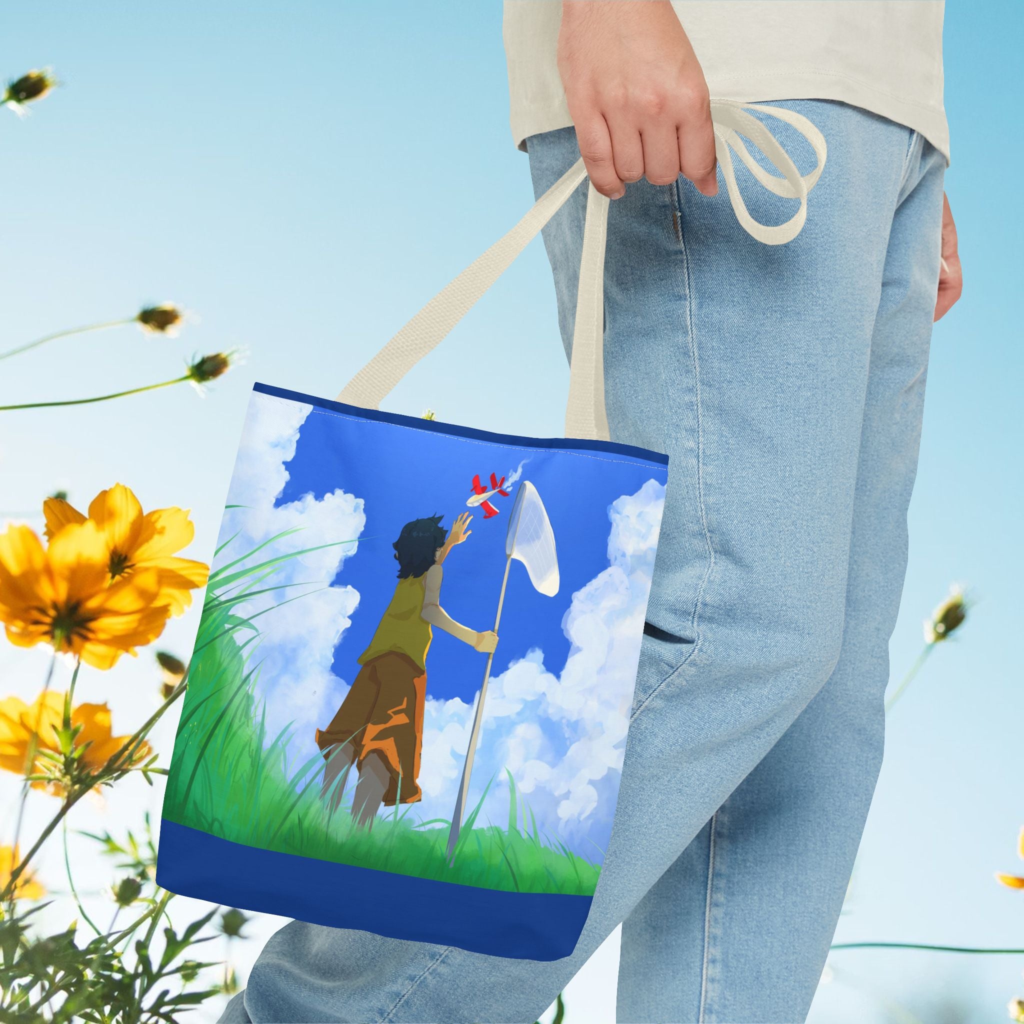 'Towards the Sky' Art Tote Bag