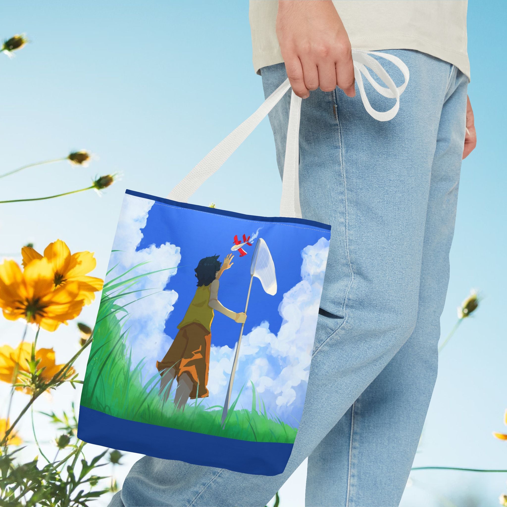 'Towards the Sky' Art Tote Bag